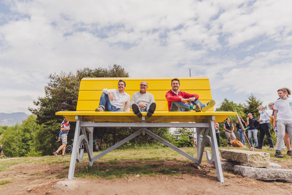 La prima big bench del Lago Maggiore 