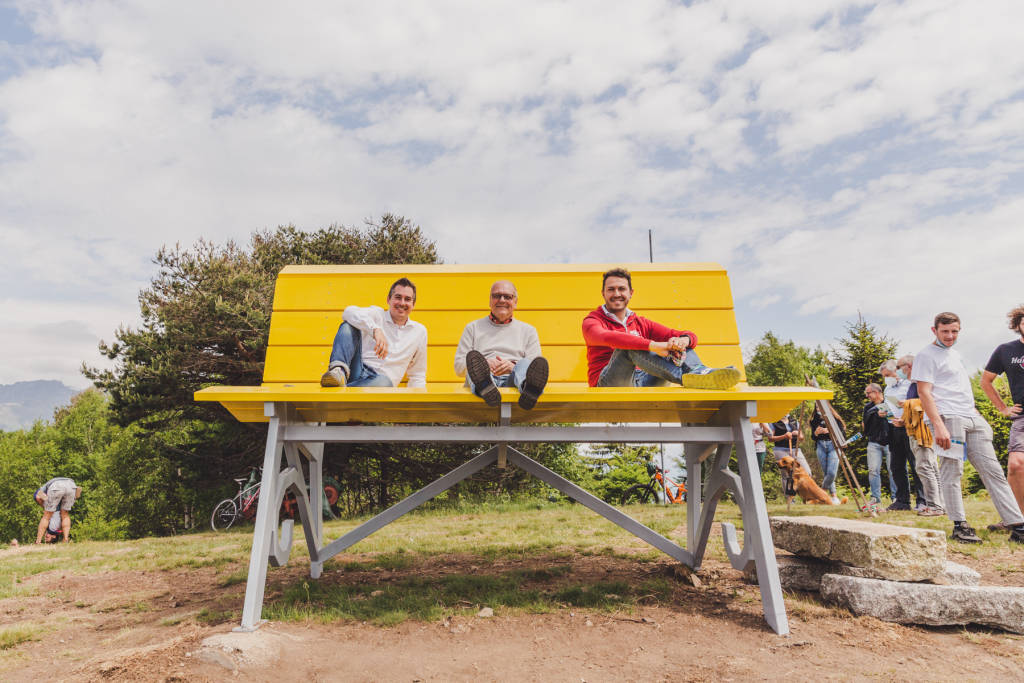 La prima big bench del Lago Maggiore 