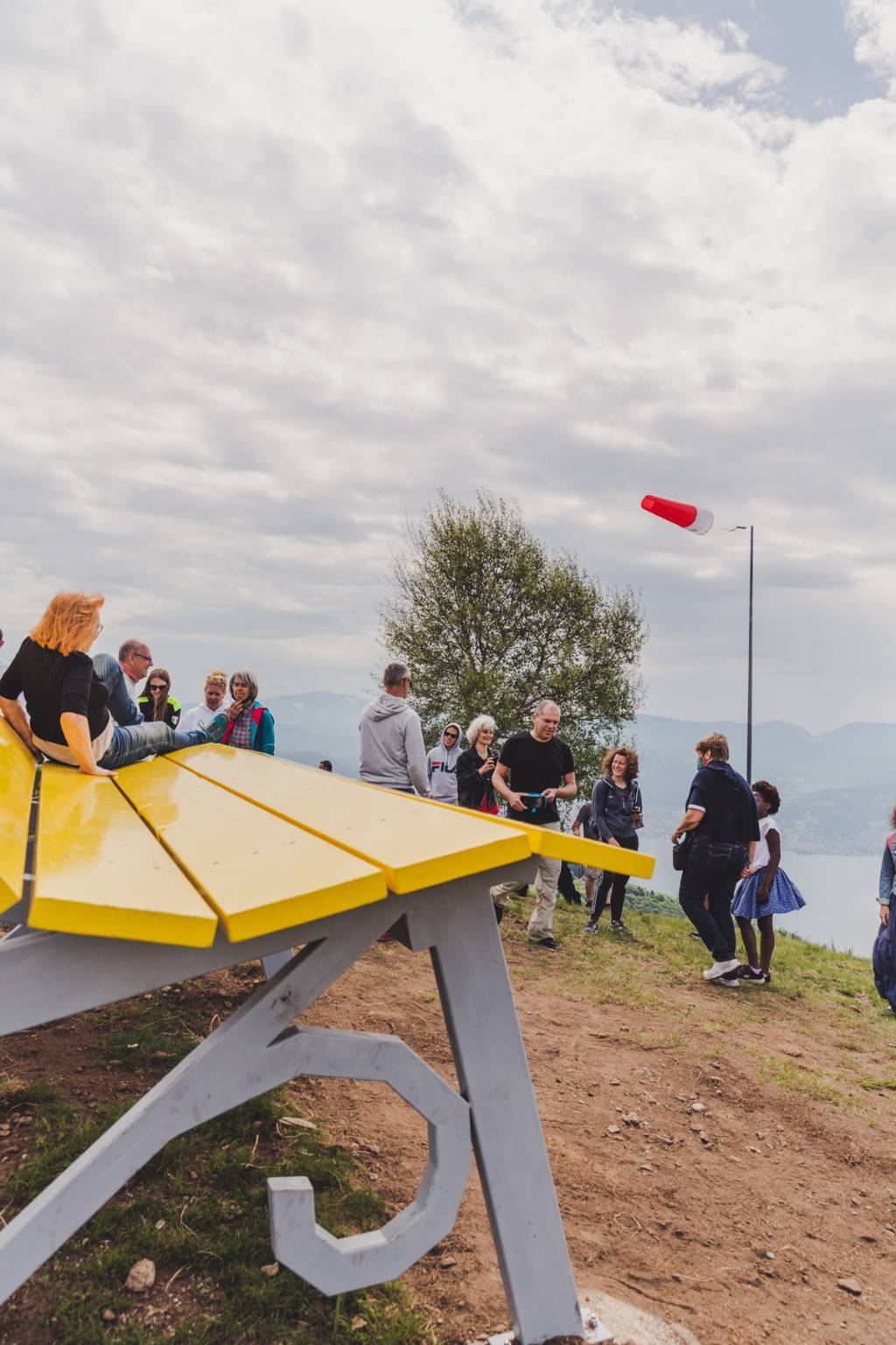 La prima big bench del Lago Maggiore 