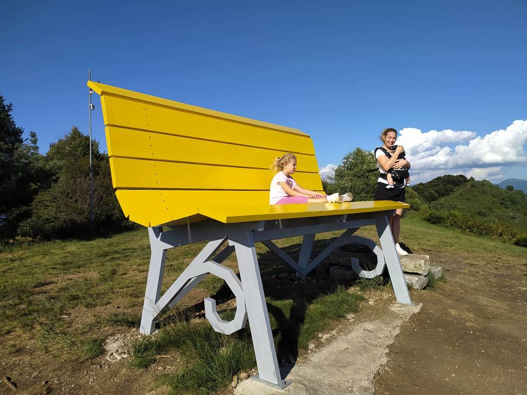 La prima big bench del Lago Maggiore 