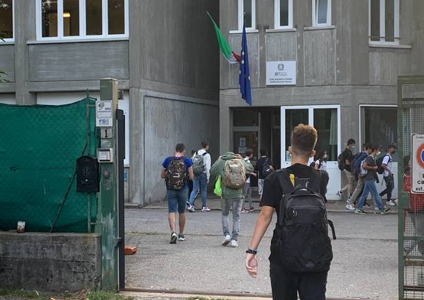 primo giorno di scuola a Varese