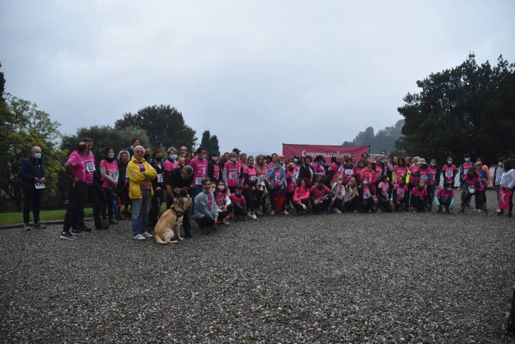 La camminata in rosa di Laveno Mombello 