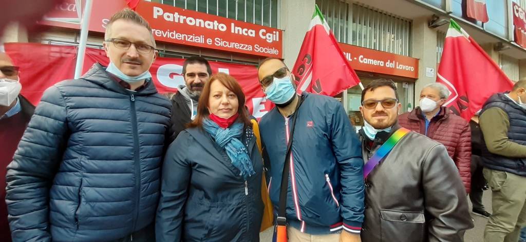 Presidi nelle sedi Cgil di Varese Busto Gallarate e Saronno