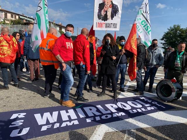 Sciopero Whirlpool 29 ottobre 2021