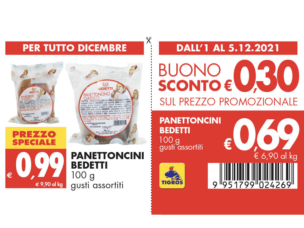 Calendario Avvento TIGROS 1-5 dicembre