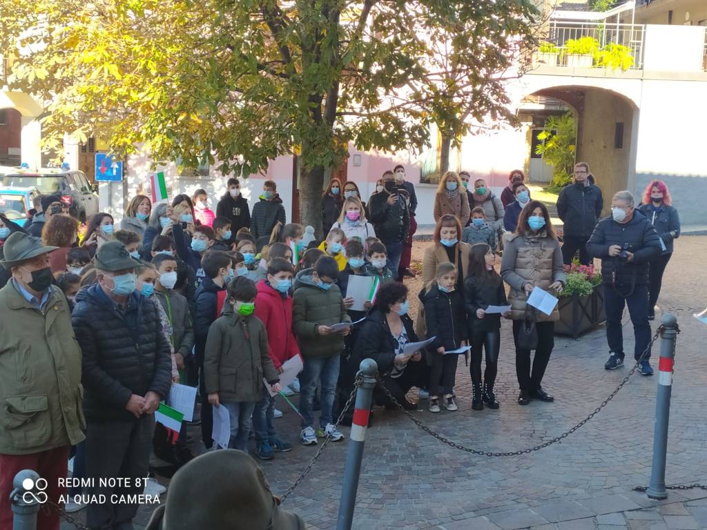 Gemonio, i bambini protagonisti del IV Novembre