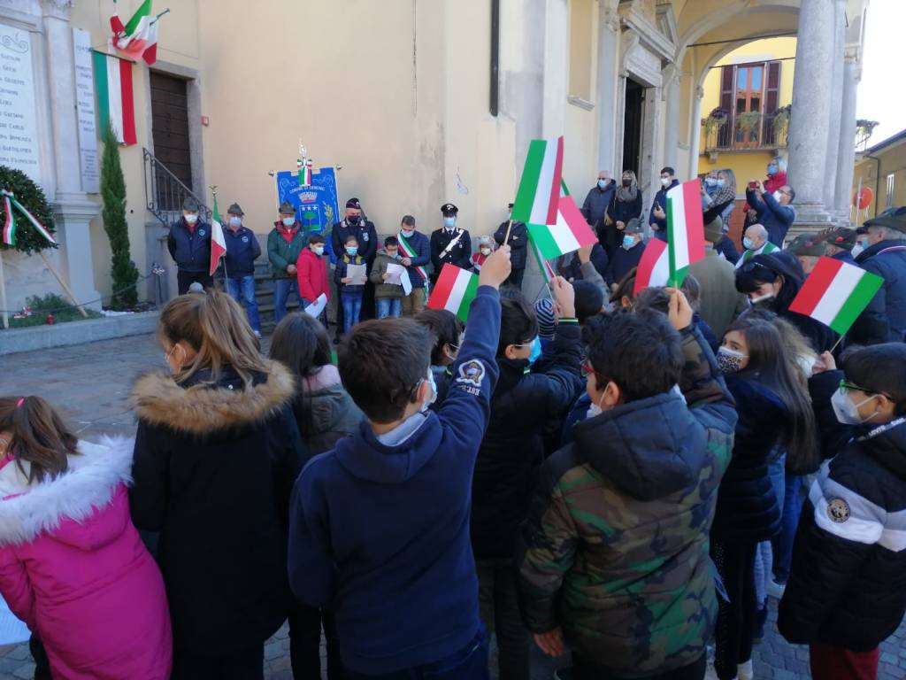 Gemonio, i bambini protagonisti del IV Novembre