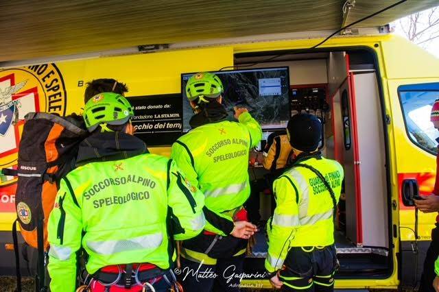 Esercitazioni per i droni del Soccorso Alpino della Guardia di Finanza