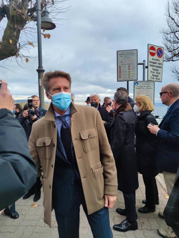 Emanuele Filiberto in visita ad Angera e sul Lago Maggiore