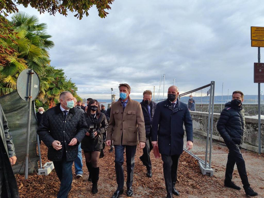 Emanuele Filiberto in visita ad Angera e sul Lago Maggiore