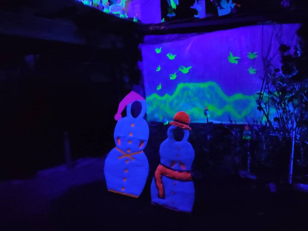 Il presepe illuminato di Sesona risplende aspettando il Natale