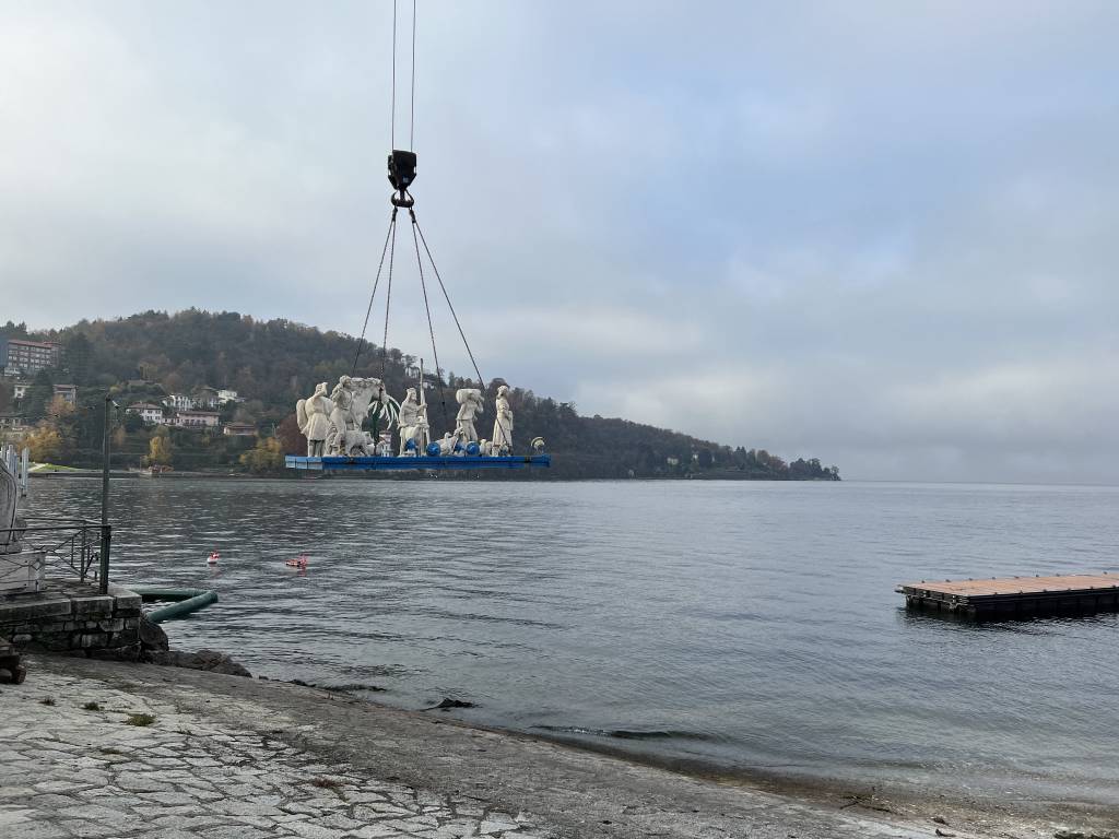 Il presepe sommerso di Laveno 2021