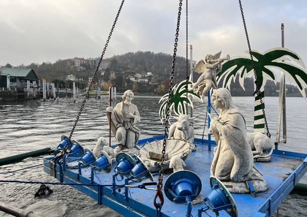 Il presepe sommerso di Laveno, edizione 2021