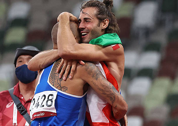 marcell jacobs gianmarco tamberi olimpiadi tokyo 2020 - foto COLOMBO/FIDAL