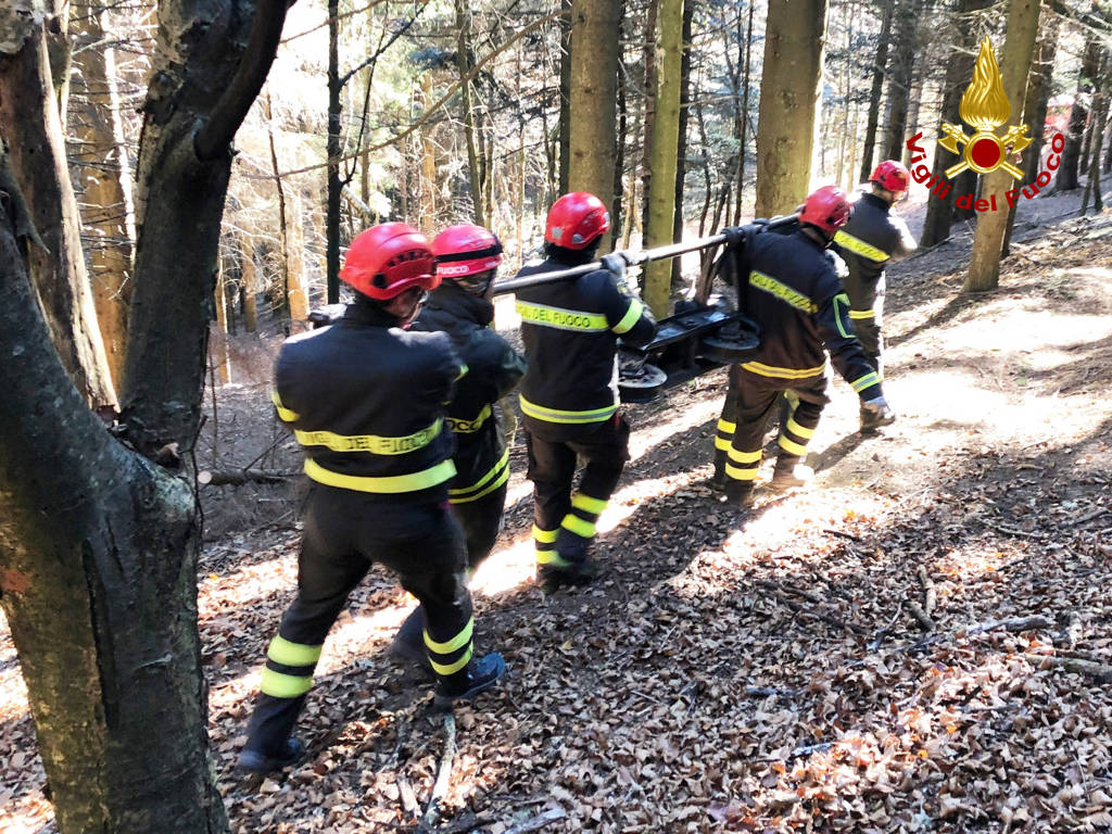 Rimozione della funivia al Mottarone