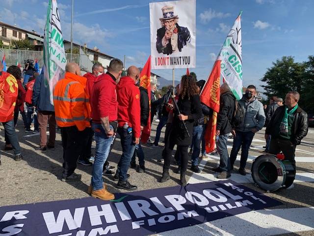 Sciopero Whirlpool 29 ottobre 2021