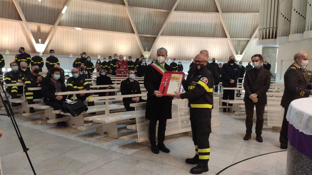 A Varese i Vigili del fuoco festeggiano per Santa Barbara