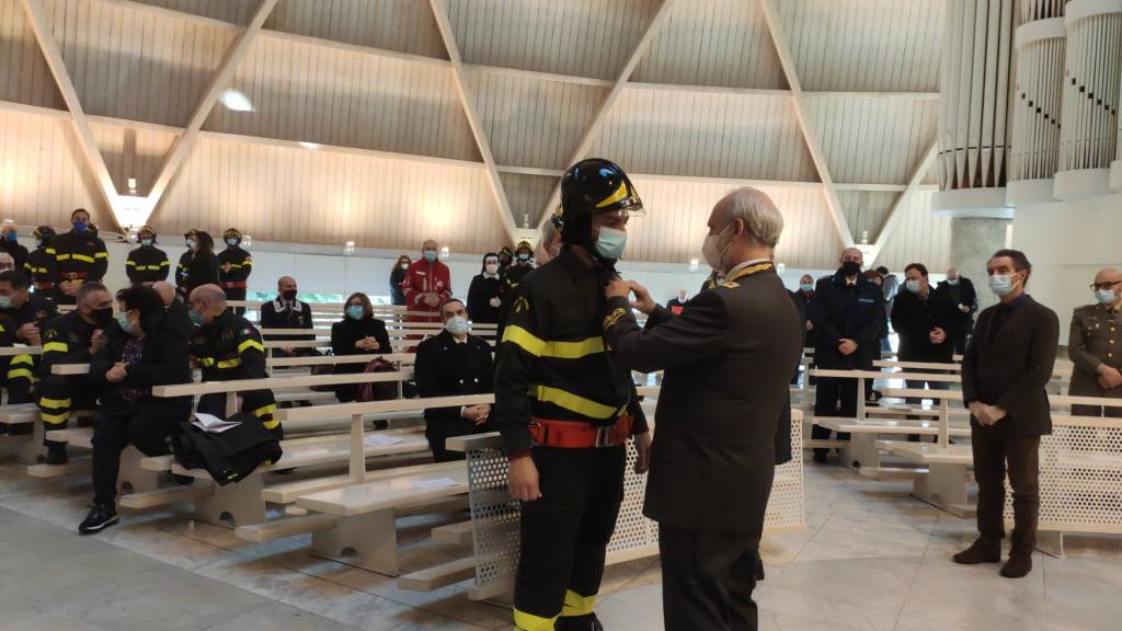 A Varese i Vigili del fuoco festeggiano per Santa Barbara