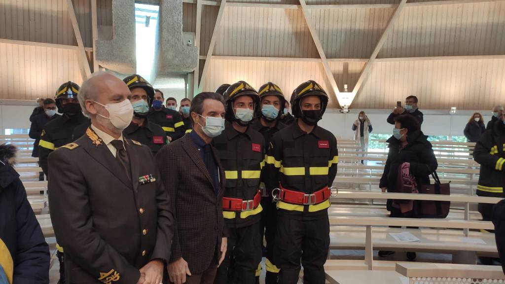 A Varese i Vigili del fuoco festeggiano per Santa Barbara