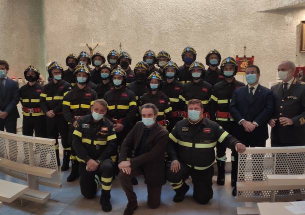 A Varese i Vigili del fuoco festeggiano Santa Barbara