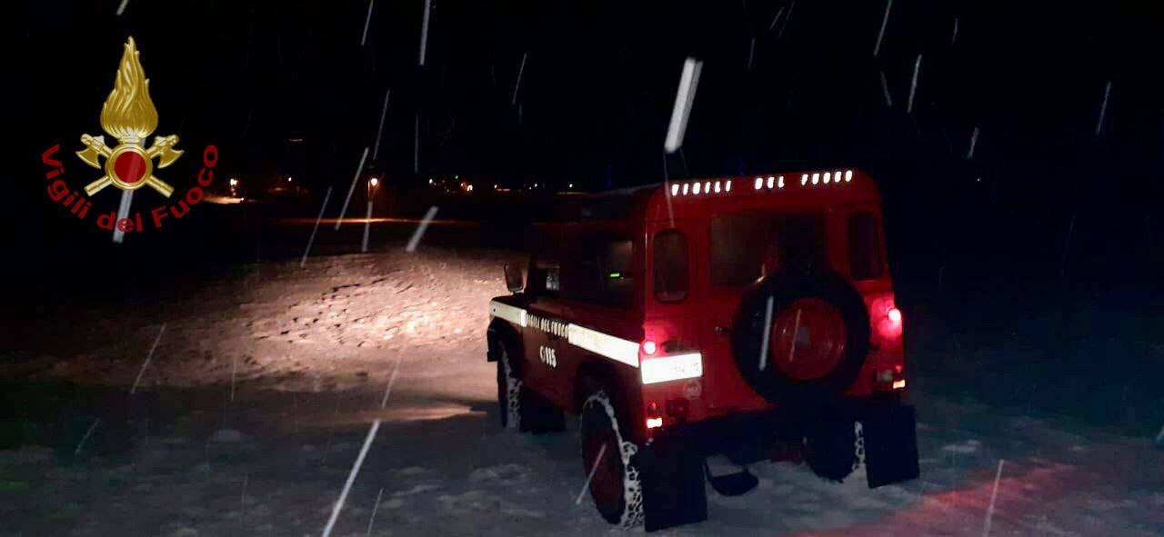 Il salvataggio di tre escursionisti sotto la neve a Baceno