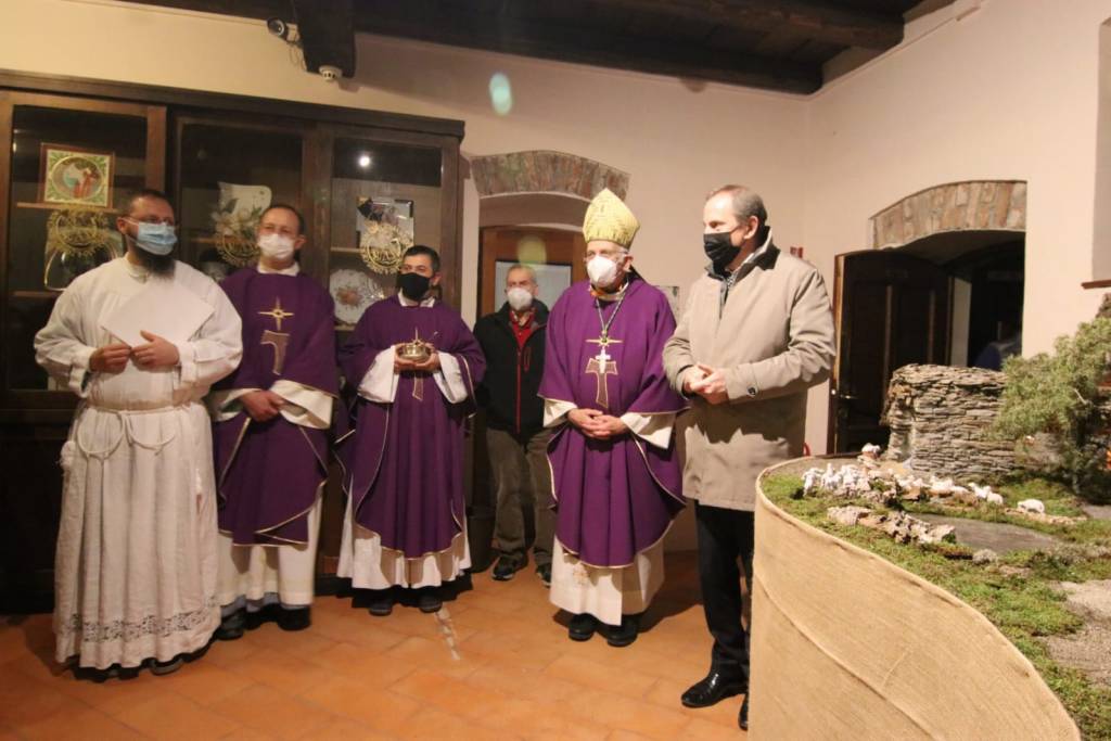 Inaugurato il presepe dell'Eremo di santa Caterina