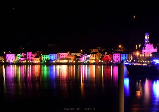 Le luci di Natale a Porto Ceresio
