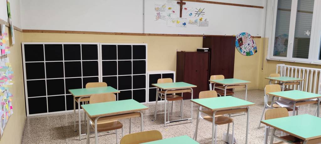 Gli interventi alla scuola di Varano Borghi