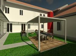 Il rendering della palestra del comune di Arona