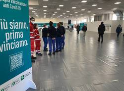 Inaugurazione del nuovo hub vaccinale a Gallarate
