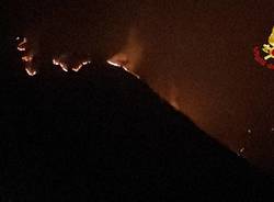 Incendio a Indemini