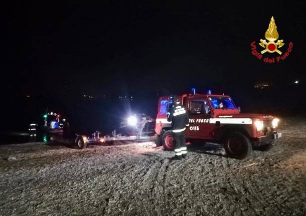 Soccorso dei Vigili del Fuoco all'Eremo di Santa Caterina del Sasso
