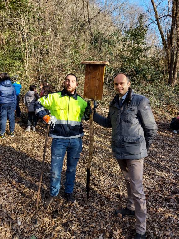 Caravate: inaugurato il sentiero del bosco didattico \"Pancott\"