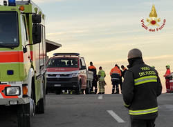 incendio vigili del fuoco gambarogno drone