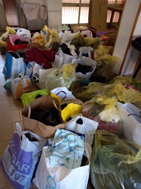 Le donazioni per le famiglie di Sesona