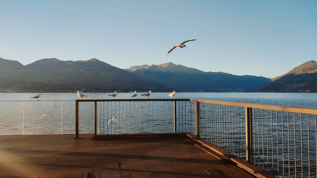 Momenti romantici sul lungolago a Luino