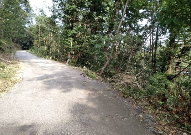 La strada del Monterosso a Verbania
