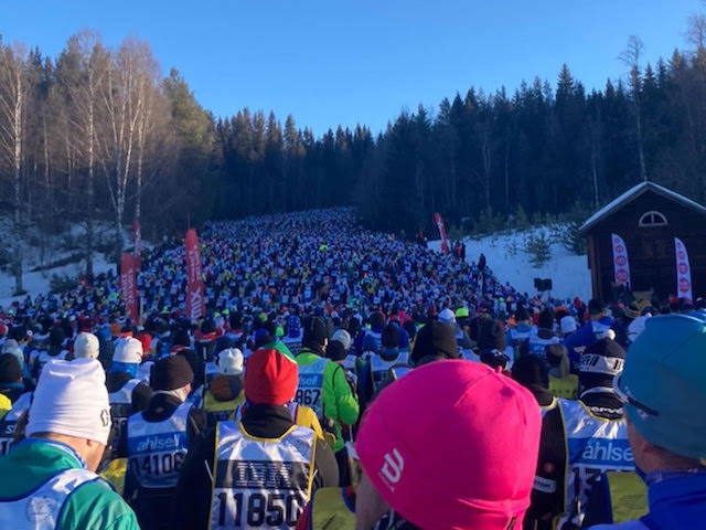 Tre varesini alla Vasaloppet