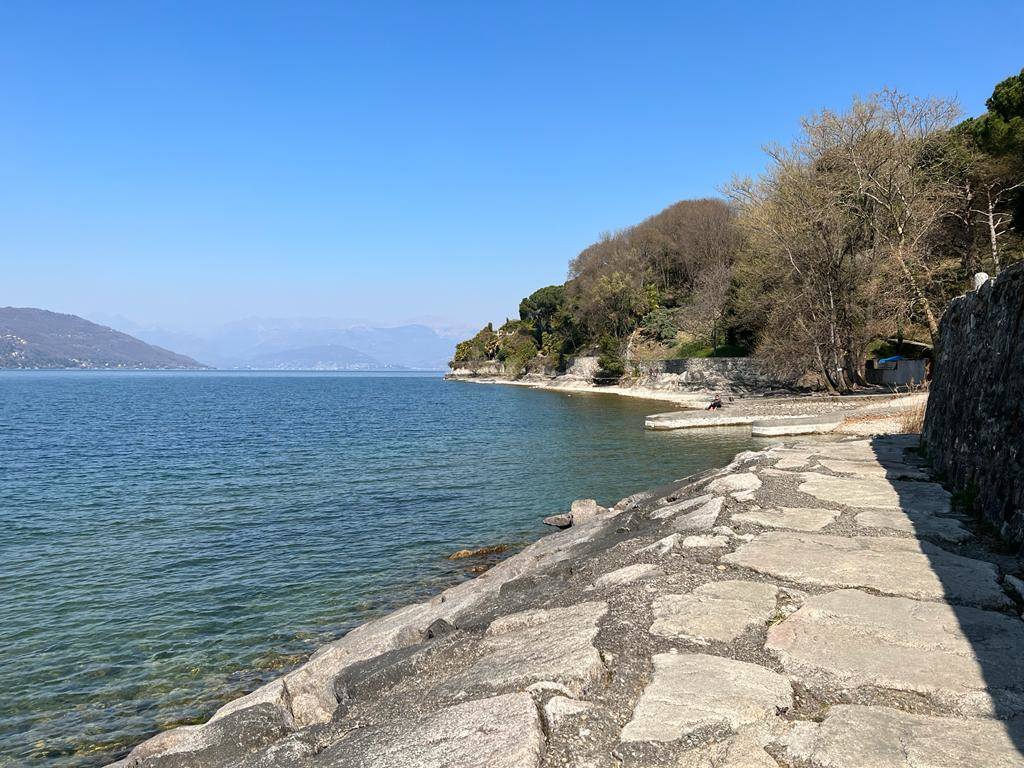 La passeggiata dell'amore di Ispra sul Lago Maggiore 