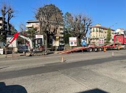 Rotonda di largo Flaiano a Varese: cominciano i lavori in viale Borri