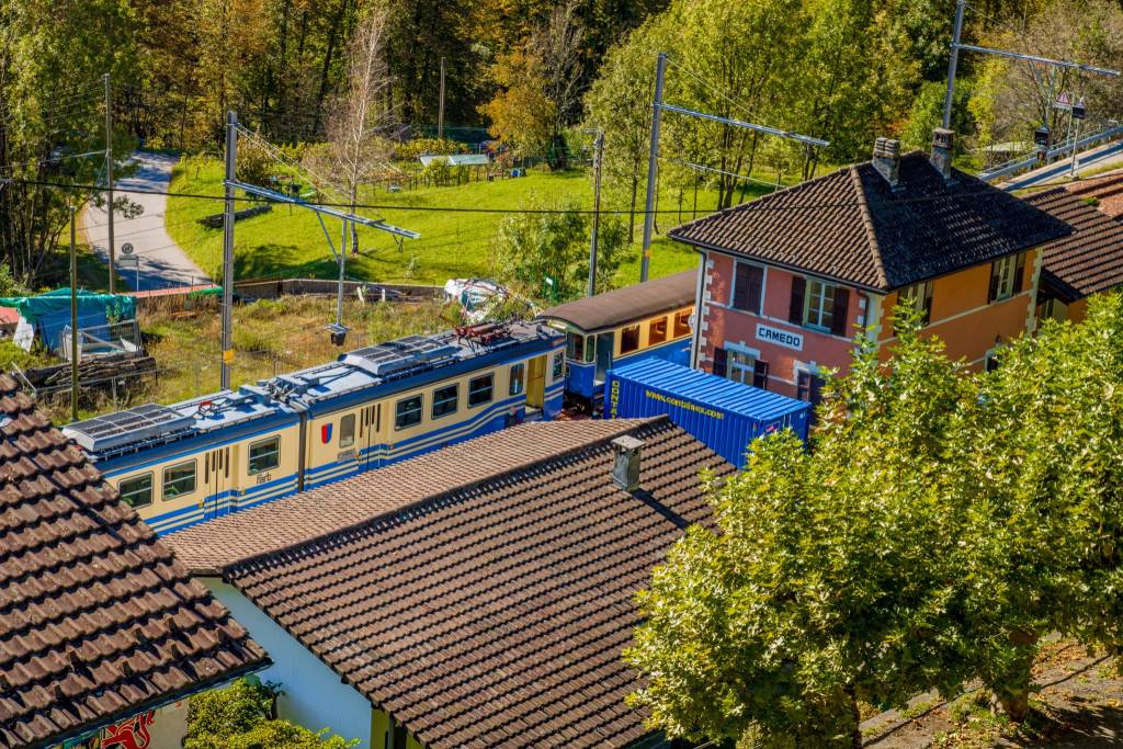 treno storico Centovalli locarno camedo