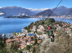 foto del giorno 12 aprile 2022 funivia laveno