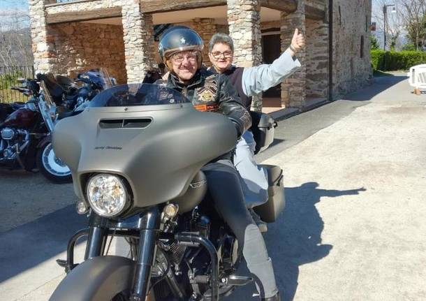 Le Harley “invadono” festosamente l’Eremo di Leggiuno