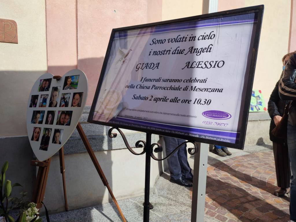 I Funerali di Giada e Alessio