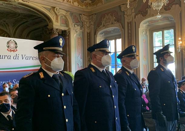 la cerimonia per i 170 anni della Polizia di Stato