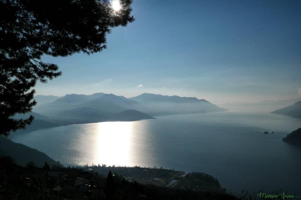 La foce del Giona nel lago Maggiore - marino faina