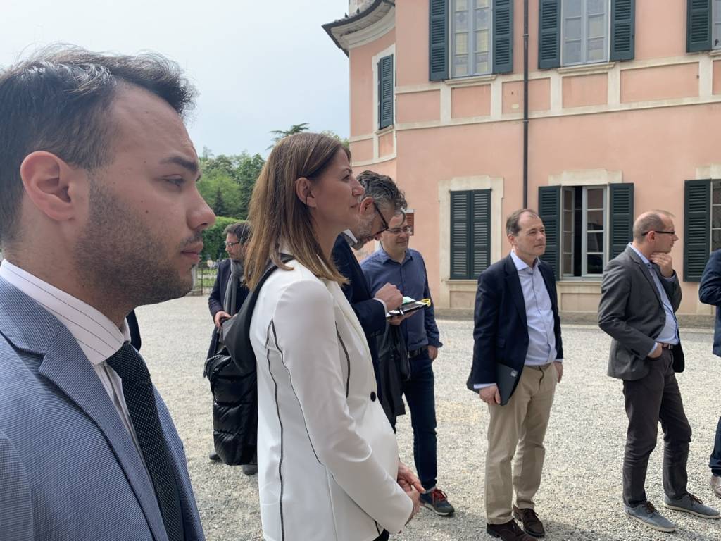 Amministratori locali europei in visita ai giardini Estensi