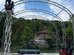 La nascita dei nuovi campi di \"Laveno Padel\"