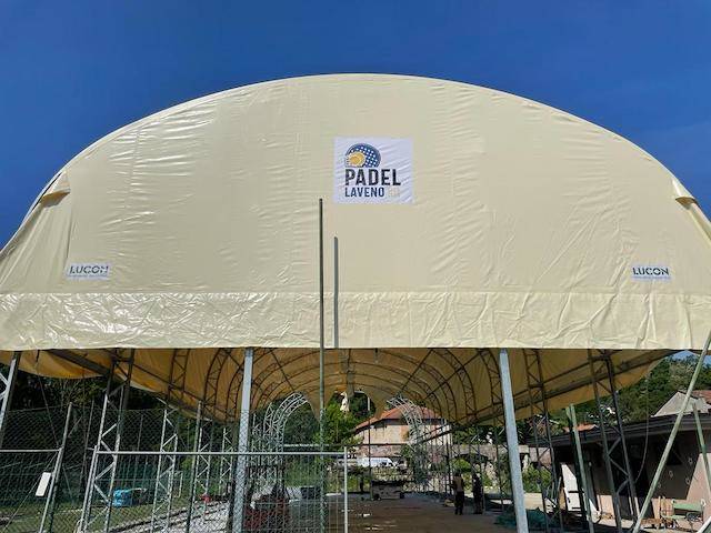 La nascita dei nuovi campi di \"Laveno Padel\"
