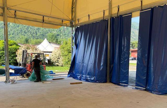 La nascita dei nuovi campi di \"Laveno Padel\"
